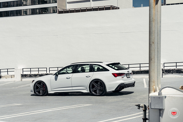 Фото дисков Vossen EVO-1R Глянцевый темный лак на Audi A/RS 6 (C8)