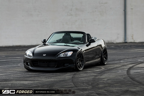 Фото дисков BC Forged HCS02 Черный сатин на Honda S2000