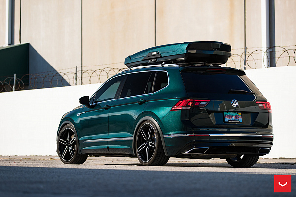 Фото дисков Vossen HF-1 Алмазная проточка на Volkswagen Tiguan II