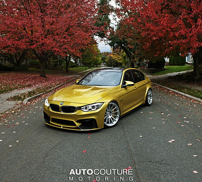 Фото дисков HRE 303M на BMW 3/M3 (F3x/F80)