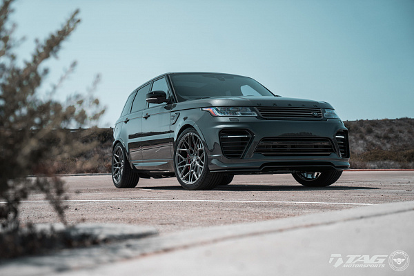 Фото дисков Vossen UV-1 Глянцевый темный лак на Land Rover Range Rover Sport II