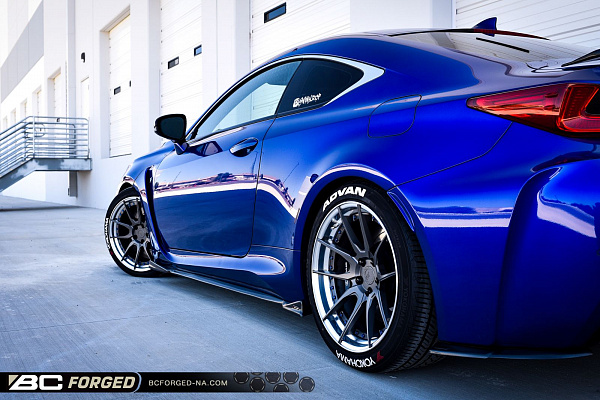 Фото дисков BC Forged HCA162 Матовый графит на Lexus RC