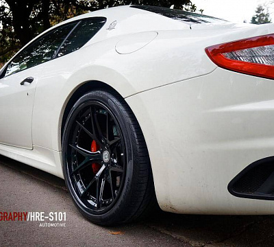 Фото дисков HRE S101 на Maserati GranTurismo I