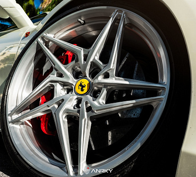 Фото дисков Anrky S1-X3 на Ferrari 488