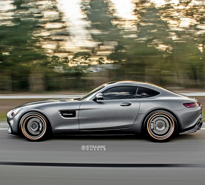 Фото дисков Strasse Wheels SM7 Deep Concave FS на Mercedes-Benz AMG GT I