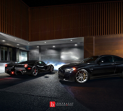 Фото дисков HRE P104 на BMW 4/M4 (F32/F82)