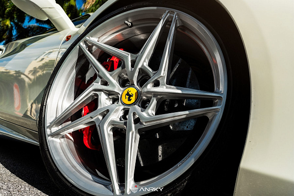 Фото дисков Anrky S1-X3 Глянцевый лак на Ferrari 488