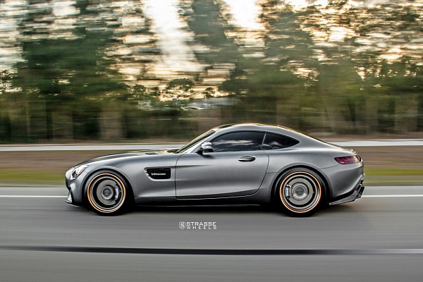 Фото дисков Strasse Wheels SM7 Deep Concave FS Другой цвет на Mercedes-Benz AMG GT I