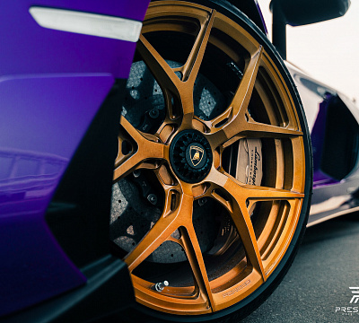 Фото дисков Vossen S21-01 на Lamborghini Aventador
