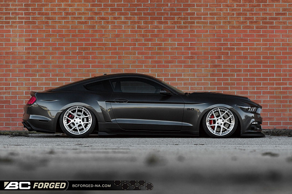 Фото дисков BC Forged HCS02 Глянцевый лак на Ford Mustang VI