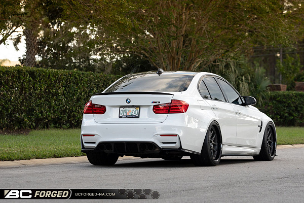 Фото дисков BC Forged LE52 // MLE52 Матовый графит на BMW 3/M3 (F3x/F80)