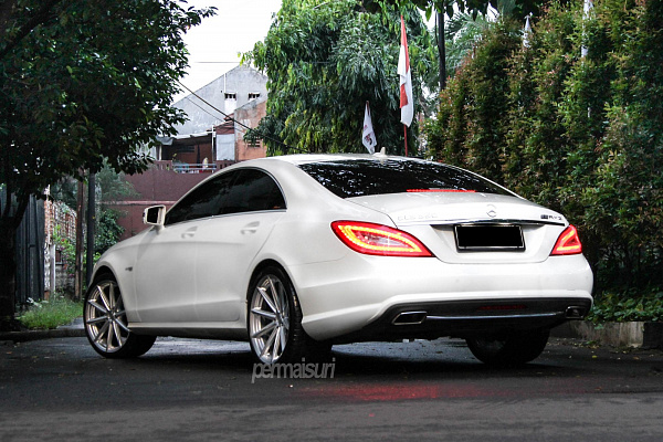 Фото дисков Vossen VFS-10 Серебро на Mercedes-Benz CLS (C218)