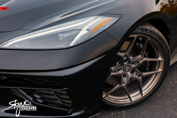 Фото дисков Anrky S1-X4 Глянцевый тонированный лак на Chevrolet Corvette C8