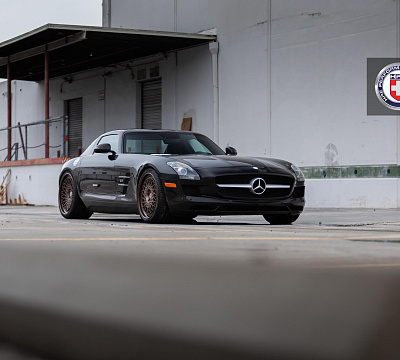 Фото дисков HRE 501 на Mercedes-Benz SLS AMG