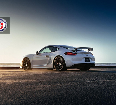 Фото дисков HRE RC100 на Porsche Cayman II