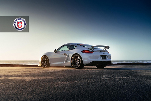 Фото дисков HRE RC100 Черный сатин на Porsche Cayman II