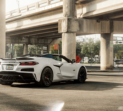 Фото дисков Vossen LC3-01T на Chevrolet Corvette C8