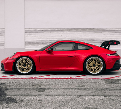 Фото дисков Brixton Forged TR20 на Porsche 911 VIII