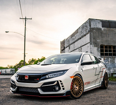 Фото дисков HRE 309M на Honda Civic Type R FK8