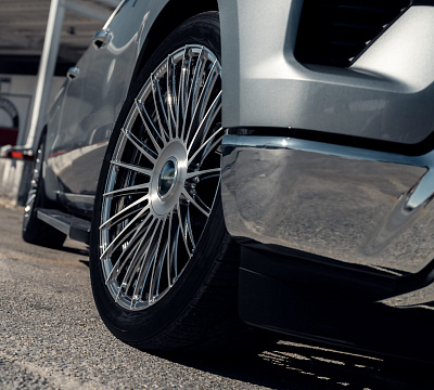 Фото дисков Vossen HF-8 на Chevrolet Silverado IV