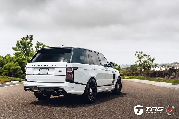 Фото дисков Vossen S17-12 Черный сатин на Land Rover Range Rover IV