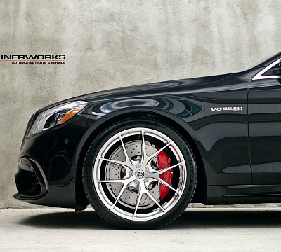 Фото дисков HRE P101 на Mercedes-Benz S-Class (W222, C217)