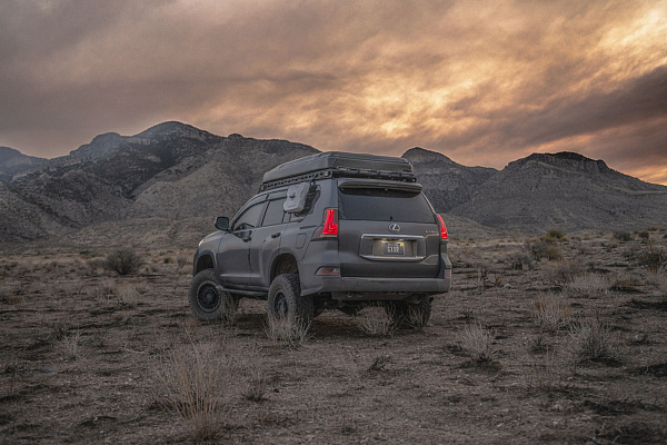 Фото дисков Black Rhino ABRAMS Черный матовый на Lexus GX II