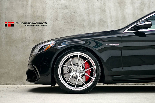 Фото дисков HRE P101 Полированный лак на Mercedes-Benz S-Class (W222, C217)