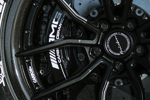 Фото дисков Brixton Forged PF3 Черный сатин на Mercedes-Benz AMG GT I