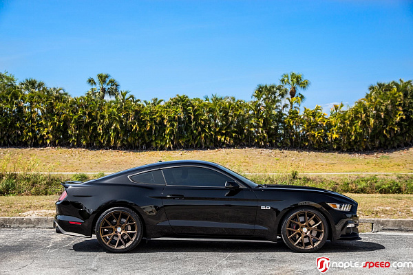 Фото дисков Vossen VFS-10 Глянцевая бронза на Ford Mustang VI