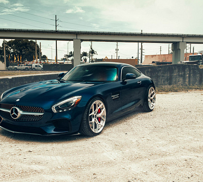 Фото дисков Brixton Forged PF7 на Mercedes-Benz AMG GT I