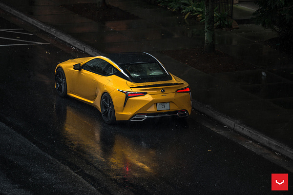 Фото дисков Vossen HF-1 Сатиновый графит на Lexus LC 500