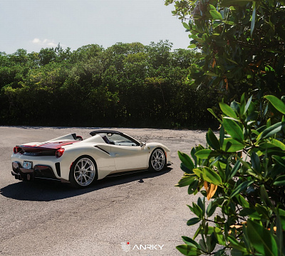 Фото дисков Anrky AN32 на Ferrari 488
