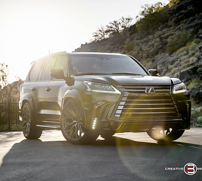 Фото дисков Vossen HF-2 на Lexus LX III