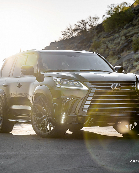 Фото дисков HF-2 Сатиновый графит на Lexus LX III