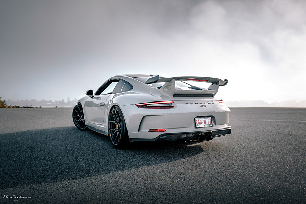 Фото дисков Brixton Forged CM5-R Черный сатин на Porsche 911 VIII