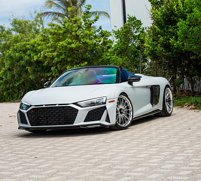Фото дисков HRE P103 на Audi R8 (4S)
