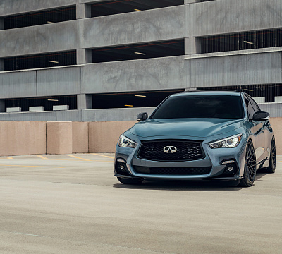 Фото дисков Vossen HF-7 на Infiniti Q50