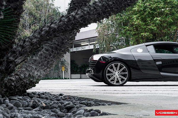 Фото дисков Vossen CV4 Алмазная проточка на Audi R8 (Typ 42)