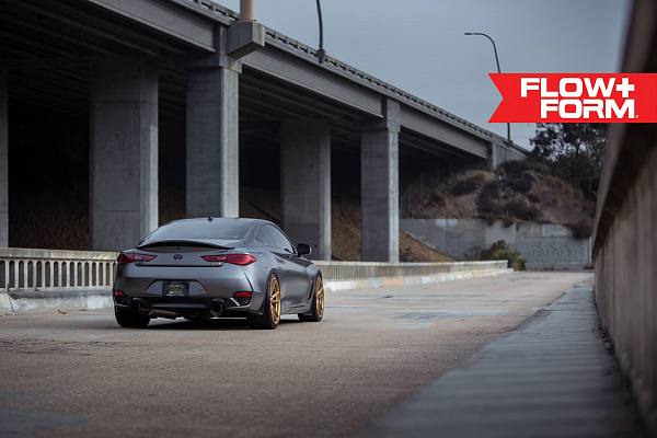 Фото дисков HRE FF04 Сатиновое золото на Infiniti Q60 II