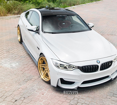 Фото дисков Strasse Wheels SV2T Deep Concave FS на BMW 4/M4 (F32/F82)