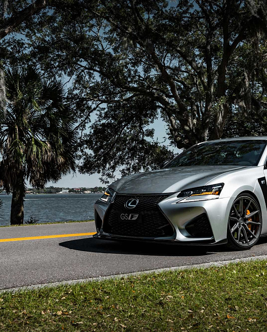 Фото дисков HF-3 Сатиновый графит на Lexus GS IV