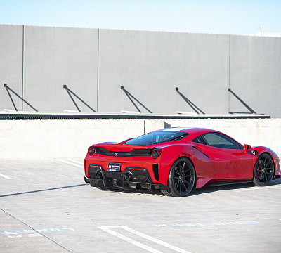 Фото дисков NOVITEC NF8 на Ferrari 488
