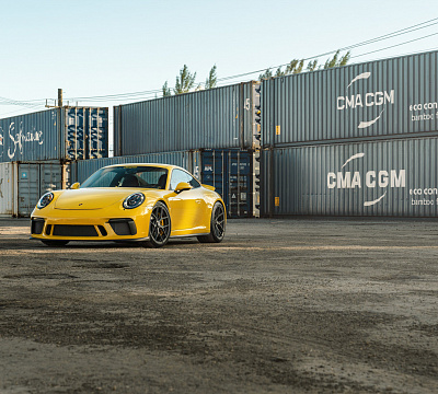 Фото дисков Vossen S21-01 на Porsche 911 VII