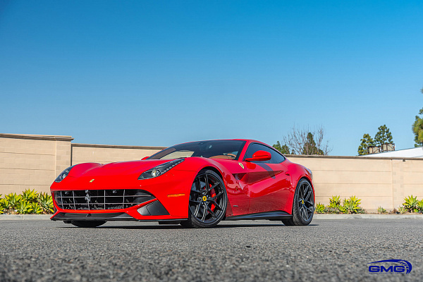 Фото дисков HRE P101SC Черный сатин на Ferrari F12