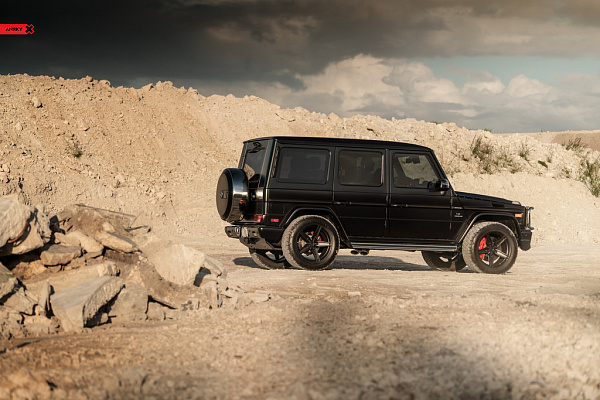 Фото дисков Anrky AN15 Черный сатин на Mercedes-Benz G-Class II