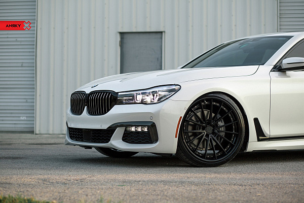 Фото дисков Anrky AN29 Черный сатин на BMW 7 (G11/G12)