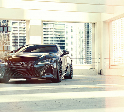 Фото дисков Vossen HF-4T на Lexus LC 500
