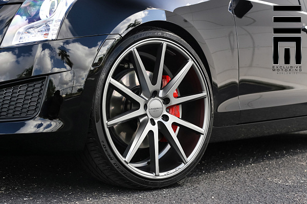 Фото дисков Vossen VFS-1 Серебро на Cadillac ATS