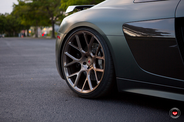 Фото дисков Vossen CG-204 Глянцевая бронза на Audi R8 (4S)